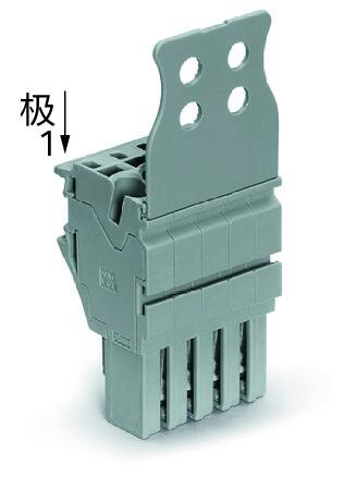 1线孔型插头