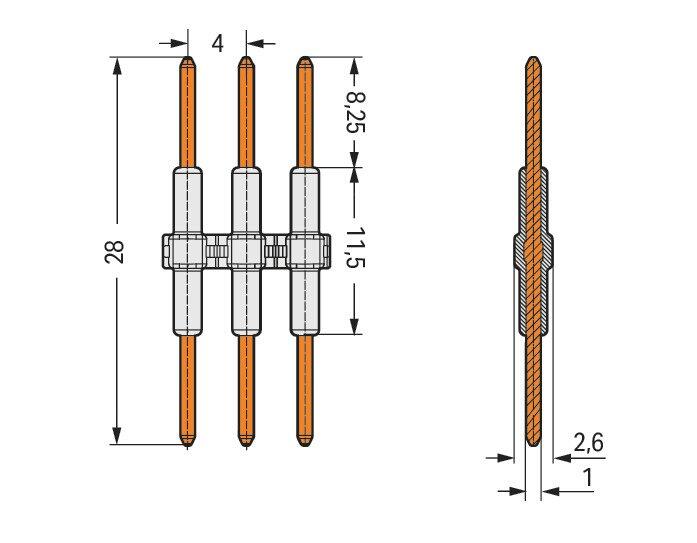 led连接用跨接器
